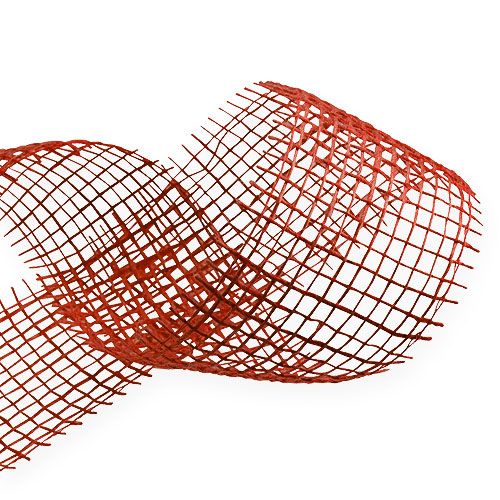 Prodotto Nastro di iuta rosso 5cm 40m