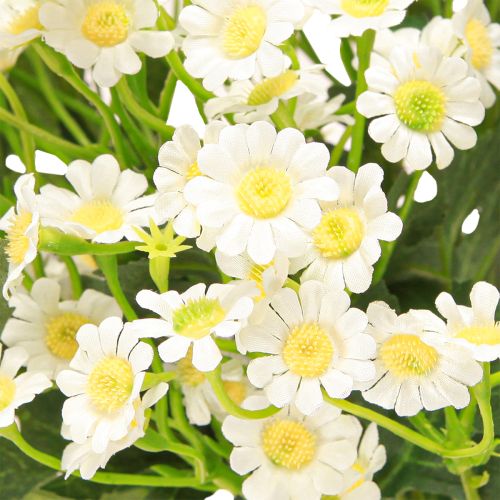 Prodotto Camomilla Fiori di prato artificiali bianchi 58cm 4 pezzi