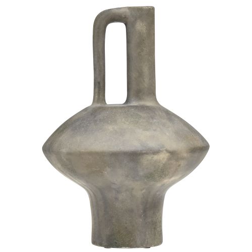 Prodotto Vaso brocca in ceramica aspetto antico ceramica grigio ruggine H27cm
