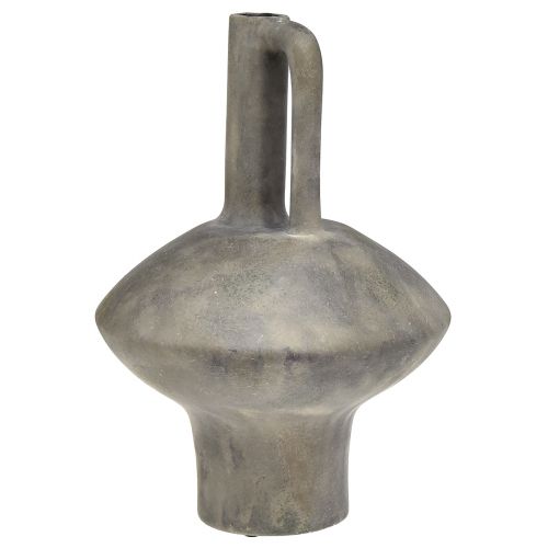 Prodotto Vaso brocca in ceramica aspetto antico ceramica grigio ruggine H27cm