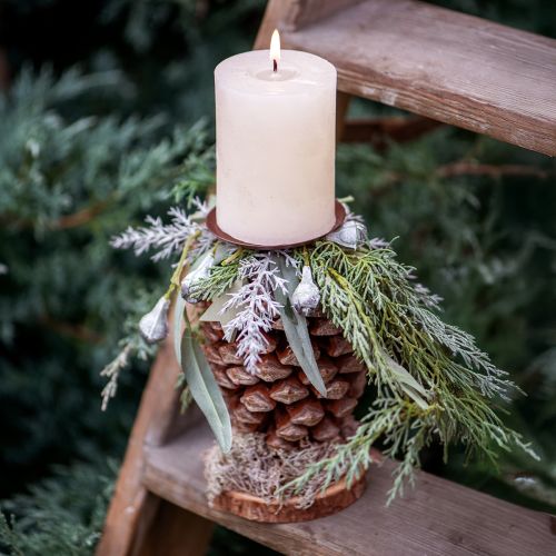 Prodotto Portacandele marrone Ø6cm 4 pz