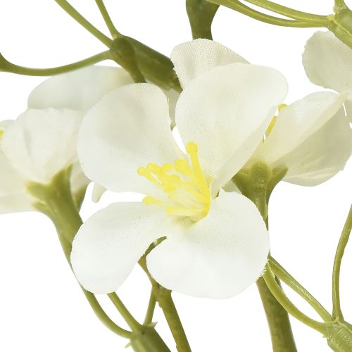 Prodotto Rami di fiori di ciliegio Fiori di ciliegio artificiali bianchi 75 cm 3 pz
