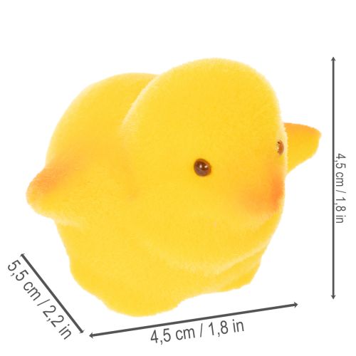 Prodotto Piccoli pulcini di Pasqua, gialli e arancioni, alti 4,5 cm, 18 pezzi