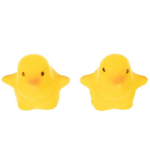 Prodotto Piccoli pulcini di Pasqua, gialli e arancioni, alti 4,5 cm, 18 pezzi