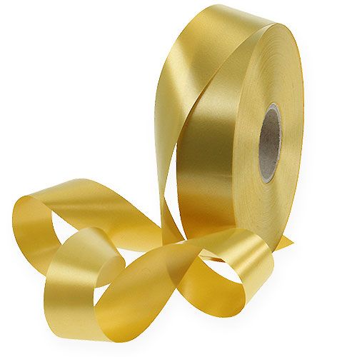 Floristik24 Nastro arricciacapelli 30mm 100m oro