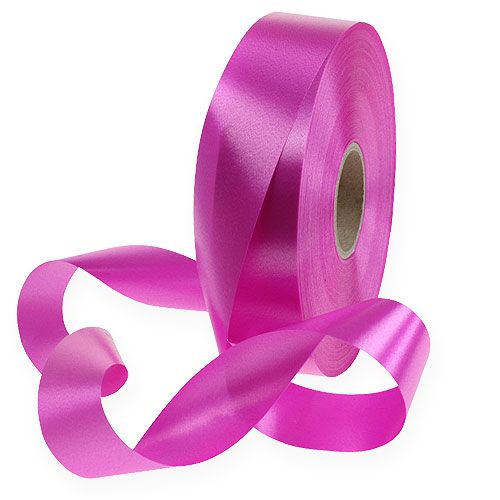 Floristik24 Nastro arricciacapelli 30mm 100m magenta