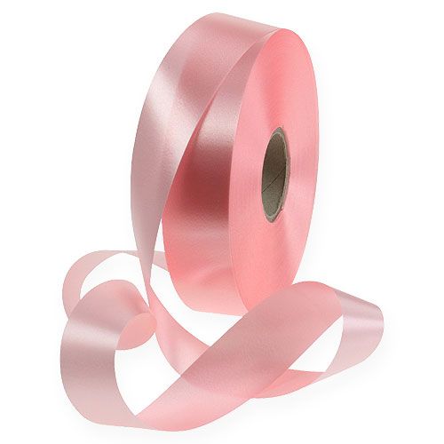 Floristik24 Nastro per arricciare 30mm 100m rosa