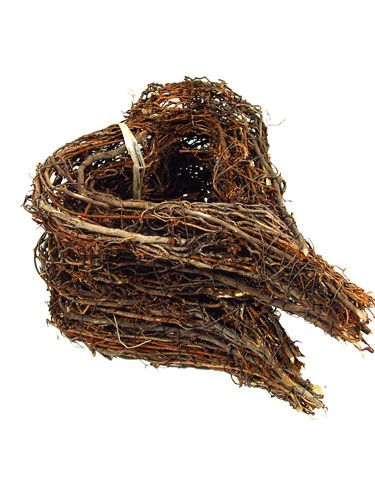 Floristik24 Ghirlanda di rami a forma di cuore 20x25 cm 4 pezzi naturale