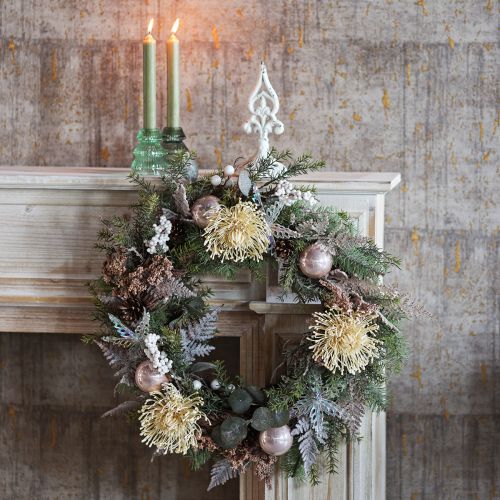 Prodotto Portaghirlanda in ghisa per Sims Shabby Chic Bianco H29cm