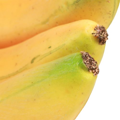 Prodotto Banane artificiali sotto forma di mazzo di manichino alimentare gialle 21 cm