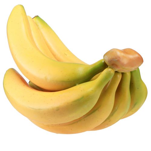 Prodotto Banane artificiali sotto forma di mazzo di manichino alimentare gialle 21 cm