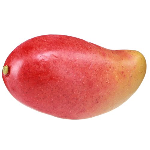 Prodotto Mango artificiale rosso, giallo, manichino alimentare realistico 15 cm