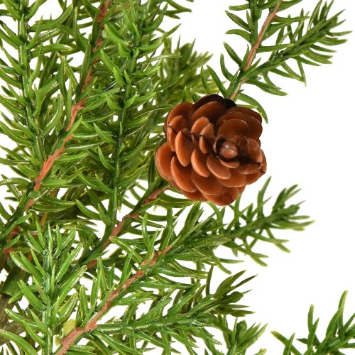 Prodotto Rami di conifere artificiali - rami di pino con coni verdi 48 cm 3 pezzi
