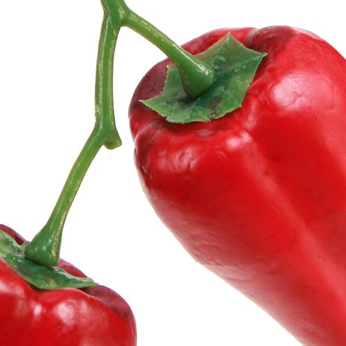 Prodotto Peperoni rossi artificiali su ramo decorazione vegetale L8cm