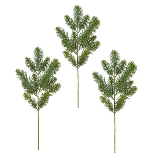 Floristik24 Rami di abete artificiale piccone di abete verde L50cm 3 pz