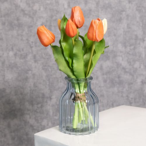 Prodotto Tulipani artificiali per decorazioni primaverili, soggiorno e cucina, dall'aspetto realistico, 30 cm, 7 pezzi