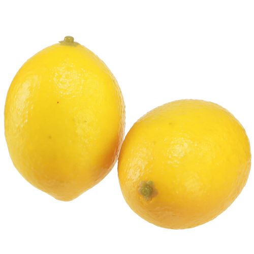 Prodotto Frutto decorativo di limone artificiale Ø4,5 cm H6,5 cm 12 pz