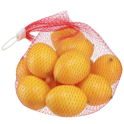 Prodotto Frutto decorativo di limone artificiale Ø4,5 cm H6,5 cm 12 pz