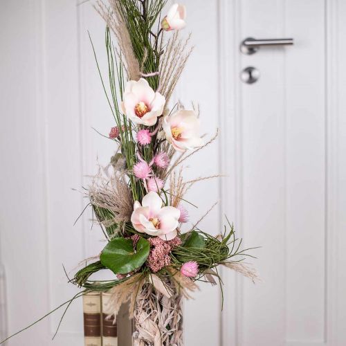 Floristik24 Rami di magnolia artificiale Fiori artificiali rosa H40cm 4 pezzi in mazzetto