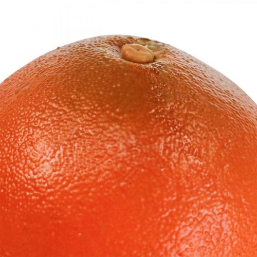 Prodotto Frutta decorativa arancione artificiale Frutta artificiale Ø8cm H7cm