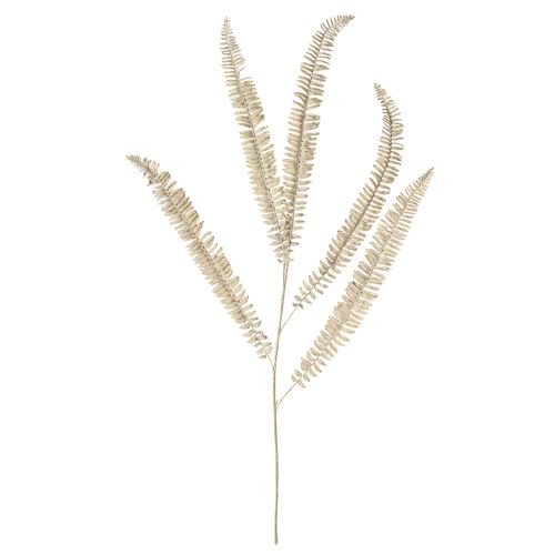 Prodotto Felce artificiale ramificata bianco crema piante artificiali L120cm