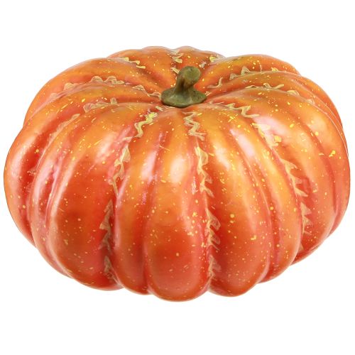 Prodotto Zucca artificiale in arancione verdura artificiale autunno Ø27cm