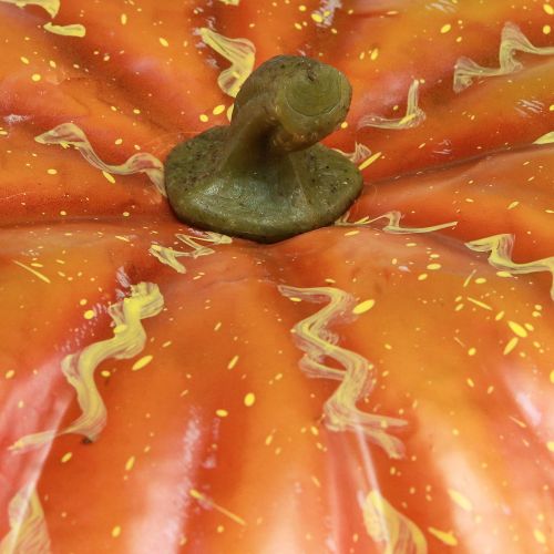 Prodotto Zucca artificiale in arancione verdura artificiale autunno Ø27cm