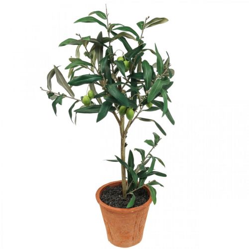 Floristik24 Olivo artificiale in vaso Pianta artificiale Olivo H63,5cm