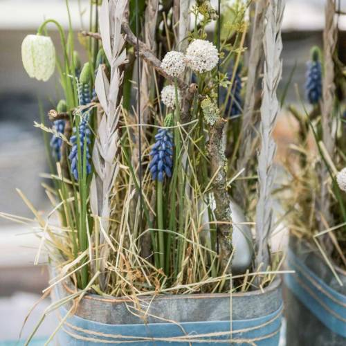 Bacchette artificiali bianche craspedia bundle essiccazione bouquet 3 pezzi