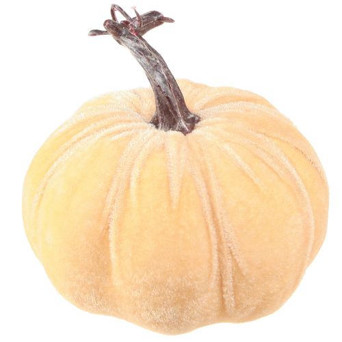 Prodotto Decorazione zucca autunno giallo marrone arancione Ø13cm H11,5cm 3 pz