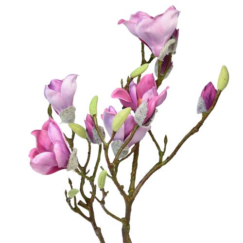 Floristik24 Ramo di magnolia fiore artificiale, rosa magnolia 92 cm