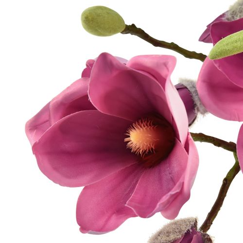 Prodotto Ramo di magnolia fiore artificiale, rosa magnolia 92 cm