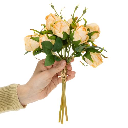 Prodotto Bouquet di rose artificiali, decorazione realistica per la zona giorno, 31 cm, 3 pezzi