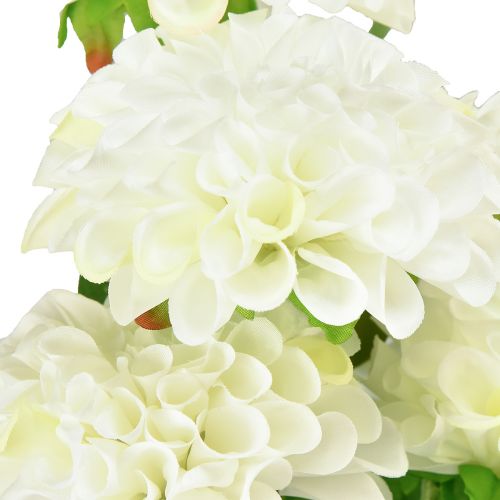 Prodotto Fiori artificiali decorativi dalie artificiali bianche 50 cm
