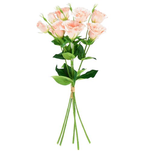 Prodotto Fiori artificiali Eustoma Lisianthus rosa 52 cm 5 pz