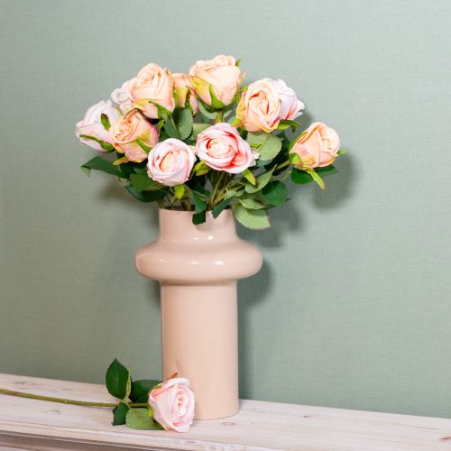 Prodotto Bouquet di rose artificiali per decorazioni eleganti per la casa e occasioni festive, 44 cm, 6 pezzi