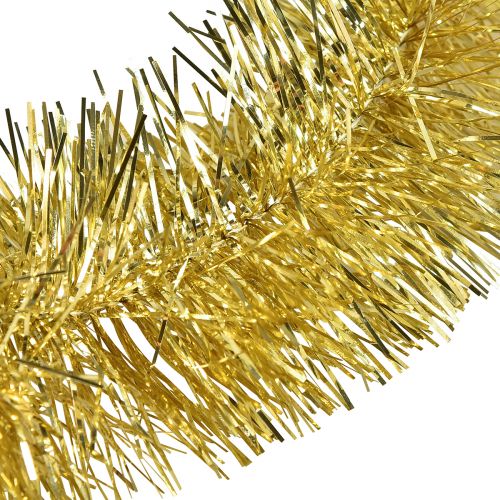 Prodotto Ghirlanda glamour di orpelli dorati 270 cm – Perfetta per decorazioni festive ed eleganti