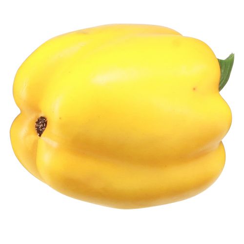 Prodotto Manichino alimentare decorazione verdure peperone giallo H10cm