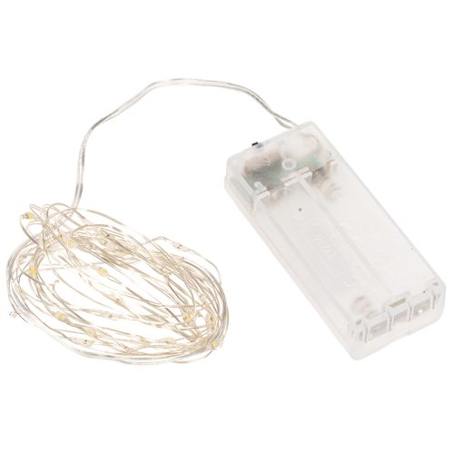 Luci a stringa a LED per interni, alimentate a batteria, luce bianca calda, 30 LED, 3 m, 6 pezzi acquistare | Floristik24.it