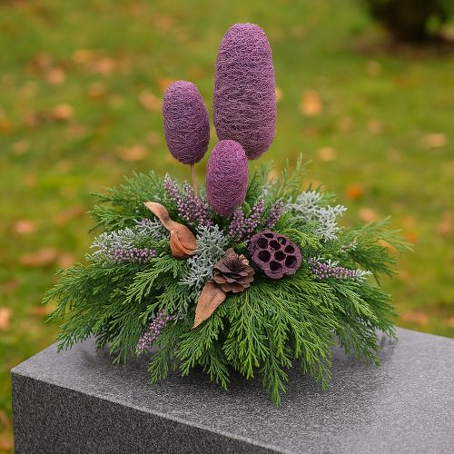 Luffa su uno stelo piccola bacca decorativa essiccata 5-12 cm 25 pezzi