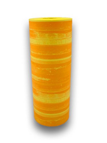 Polsino di carta 37,5 cm 100 m giallo/arancione