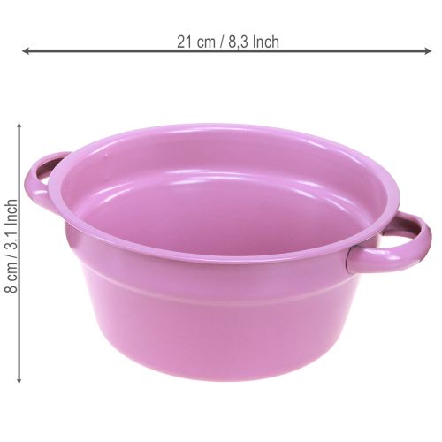 Prodotto Ciotola decorativa in metallo, 4 colori primaverili, Ø17cm, 4 pezzi