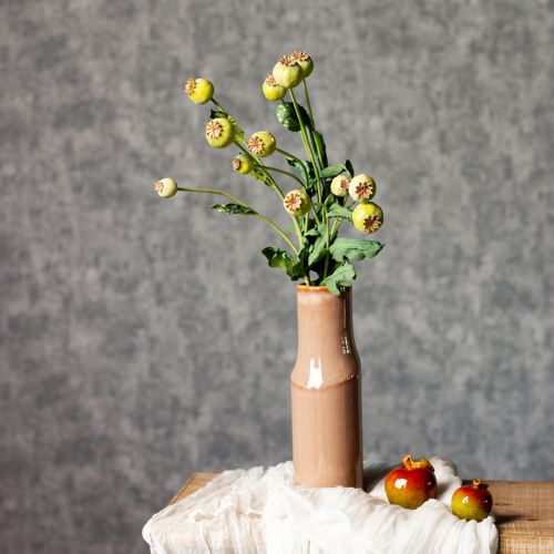 Prodotto Mazzo di papaveri artificiali decorativi, fiori realistici per accessori per la casa, 61 cm, 3 pezzi