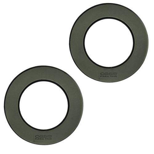 Prodotto Anello ghirlanda floreale in schiuma nera Ø30 cm 2 pz