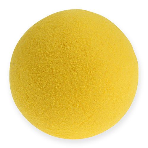 Prodotto Palline di schiuma gialle 9 cm 4 pezzi