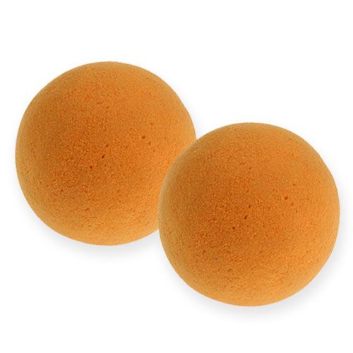 Prodotto Palline di schiuma arancione 9 cm 4 pezzi