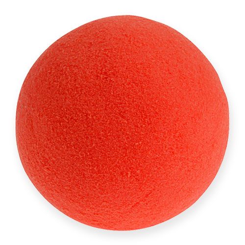 Palline di schiuma rosse 9 cm 4 pezzi