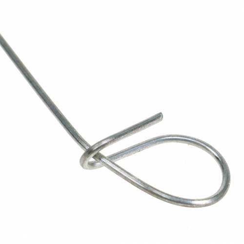 Prodotto Filo per occhielli zincato argento 1mm x 120mm 100p