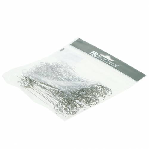 Prodotto Filo per legare occhielli zincato argento 1mm x 120mm 100 pezzi
