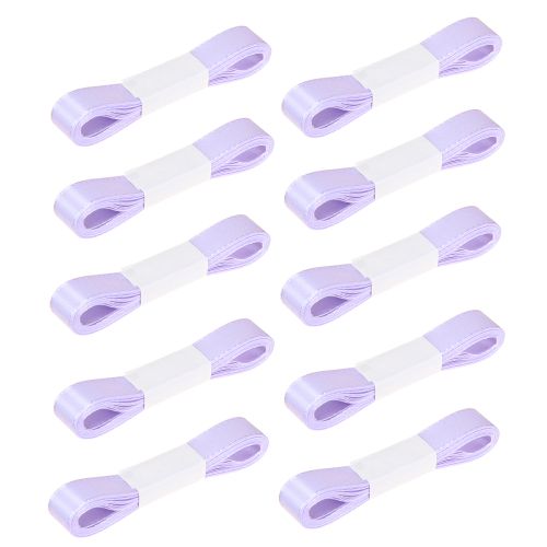 Prodotto Nastro decorativo nastro regalo nastro viola orlato 15mm 3m 10 pezzi